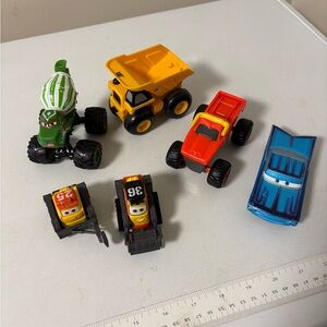 Lot of 6 vehicles misc Cars monster trucks
